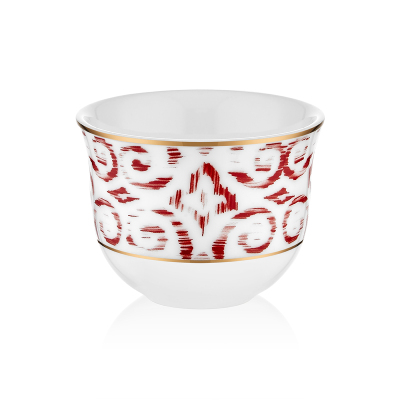 Evaliza Gawa Nomad Bordo 6’lı Kahve Seti - EVALIZA