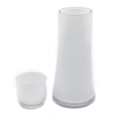 Evaliza Lal Vazo Mumluk Opal Beyaz - EVALIZA