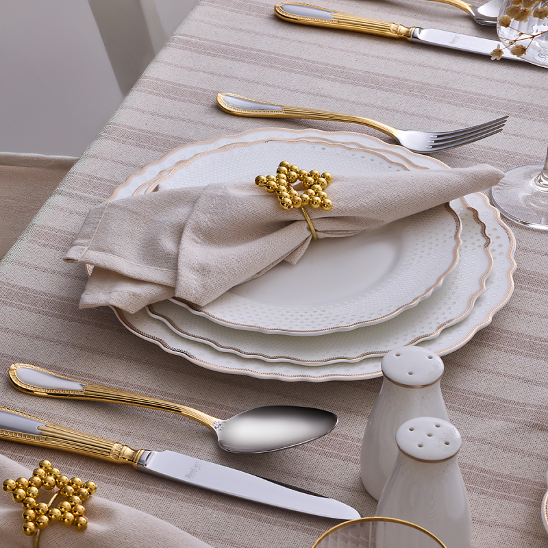 Evaliza Moon Gold 85 Parça 12 Kişilik Yemek Takımı - 4