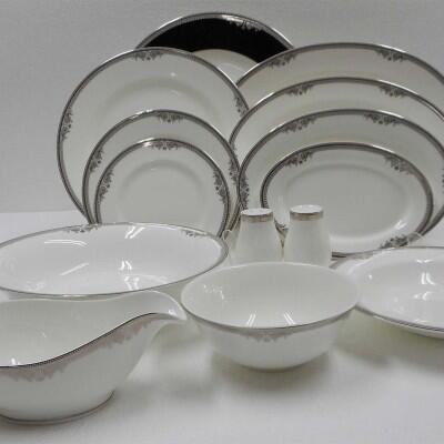 Evaliza Versailles Platin 101 Parça 12 Kişilik Yemek Takımı - EVALIZA