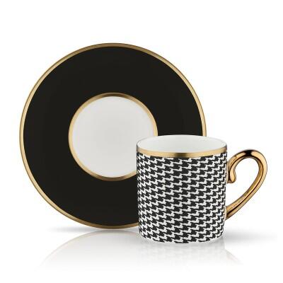 Evaliza Eva Türk Kahvesi St 6Lı Sonia Siyah - EVALIZA