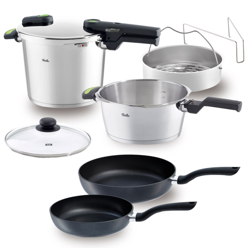 Fissler Green Plus Düdüklü Tencere+İndüksiyonlu Tava Set - 1