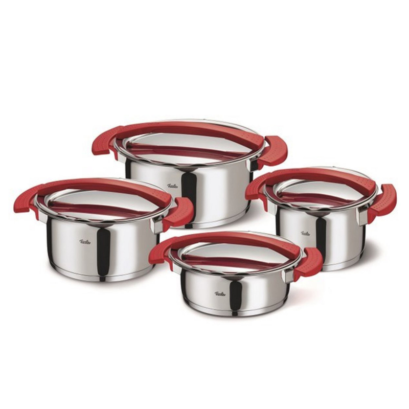 Fissler Magic Red Çelik Tencere Seti 8 Parça - 1