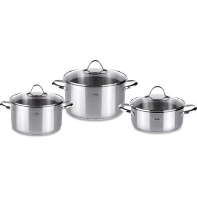 Fissler Paris 6 Parça Çelik Tencere Seti - FISSLER