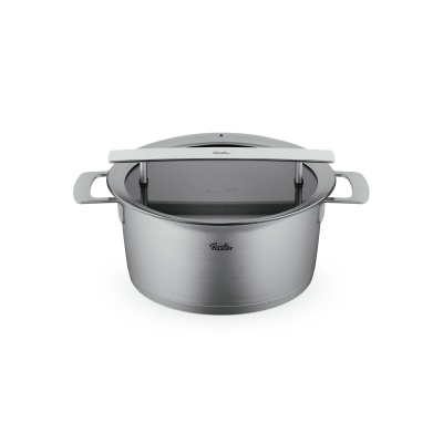 Fissler Phi Collection Cam Kapak Kısa Tencere 24 cm - 1