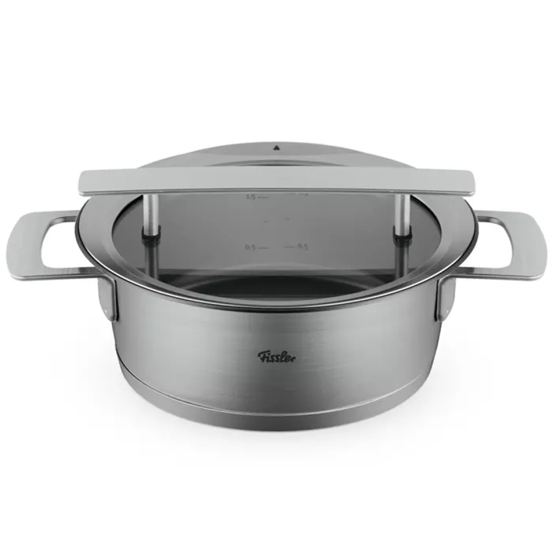Fissler Phi Collection Cam Kapak Sığ Tencere 20 cm - 1