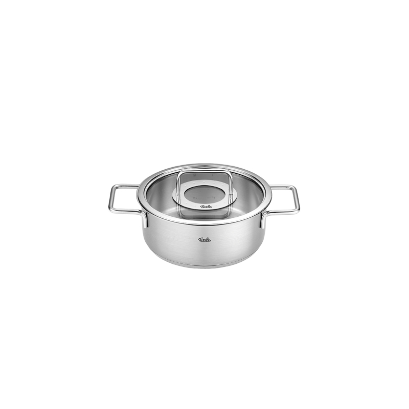 Fissler Pure Collection Cam Kapak Kısa Tencere 20 cm - 1