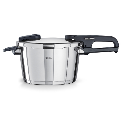 Fissler Vitaquick Edition 4,5 Litre Düdüklü Tencere + Kırmızı Cenit Tava Set - 4