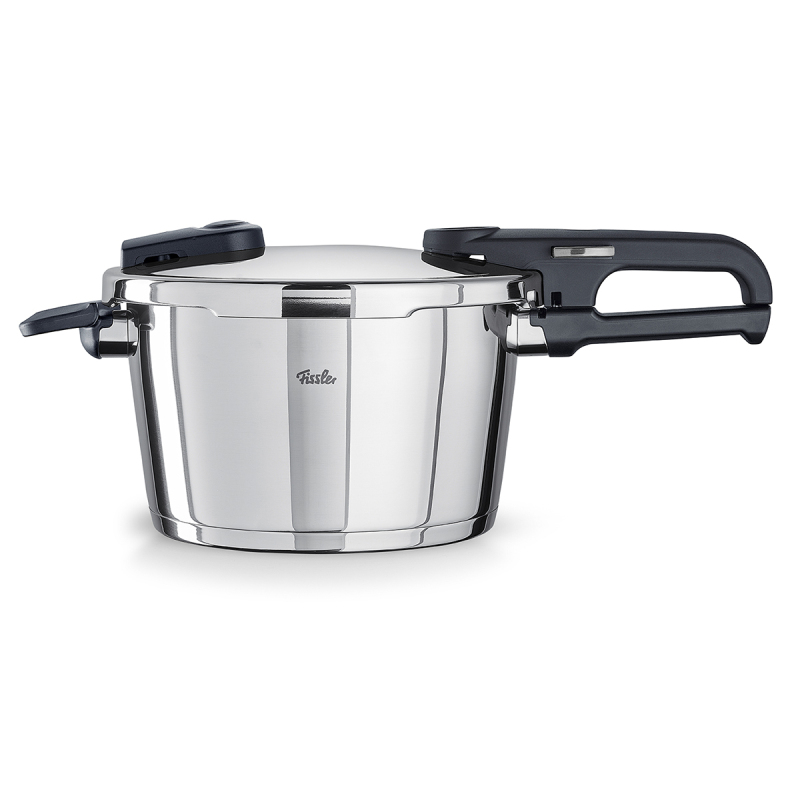 Fissler Vitaquick Edition 4,5 Litre Düdüklü Tencere + Kırmızı Cenit Tava Set - 4