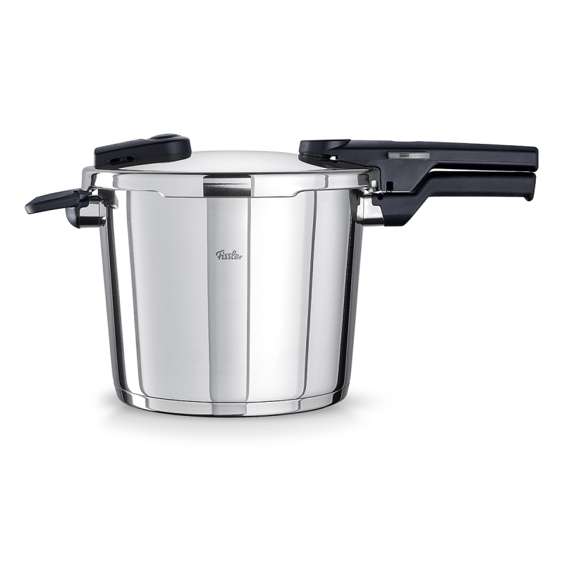 Fissler Vitaquick Glossy 6 Litre Düdüklü Tencere + Kırmızı Cenit Tava Set - 3