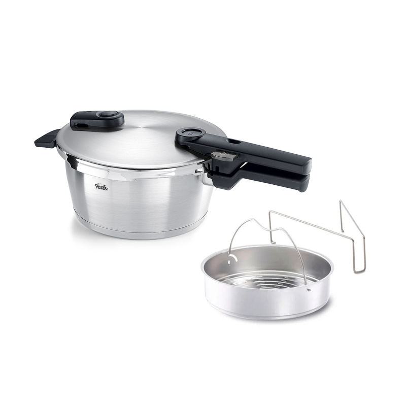 Fissler Vitaquick Premium 3,5 Litre Düdüklü Tencere + Buharda Pişirme Aparatı - 1