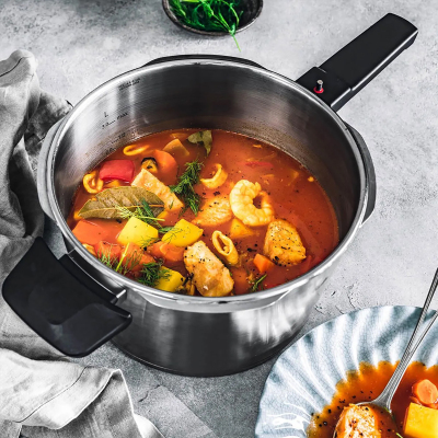 Fissler Vitaquick Premium 4,5+2,5 Litre Düdüklü Tencere + Buharda Pişirme Aparatı - 5
