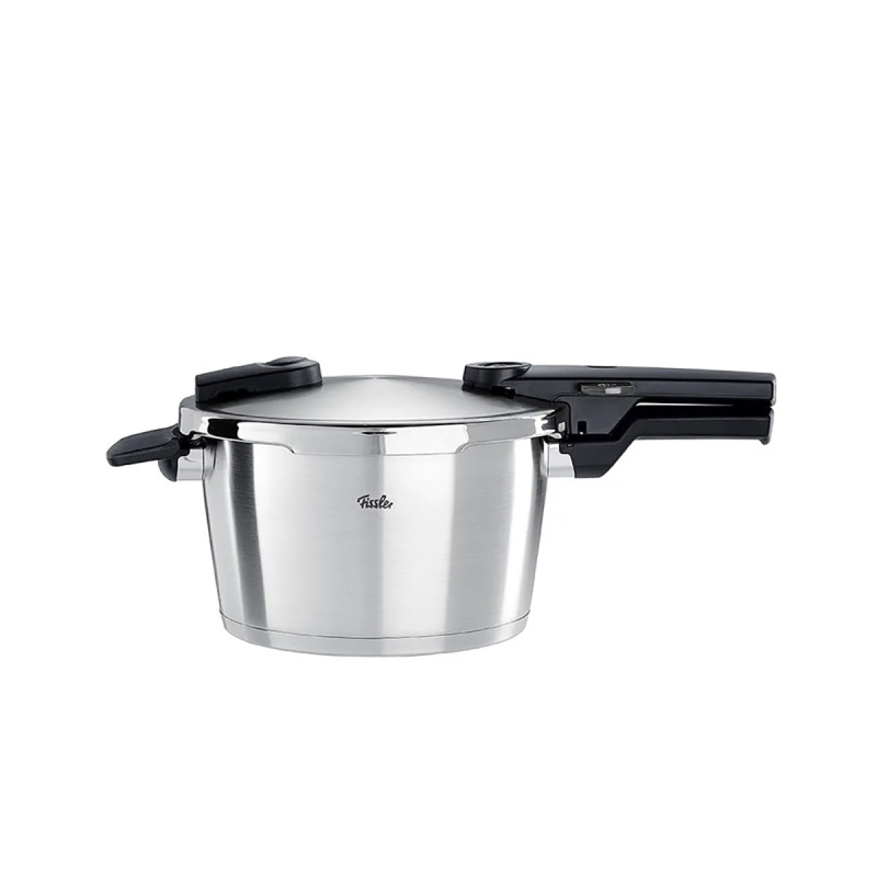 Fissler Vitaquick Premium 6 Litre Düdüklü Tencere + Kırmızı Cenit Tava Set - 3