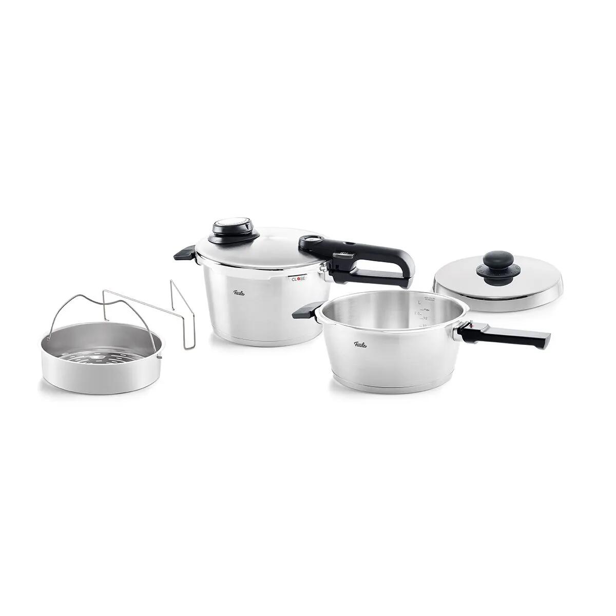 Fissler Vitavit Premium Mat Düdüklü Tencere 4,5+3,5 Litre - FISSLER