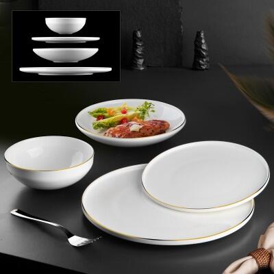 Gönül Collection Bone China 24 Parça Gold Yemek Takımı - GÖNÜL COLLECTİON