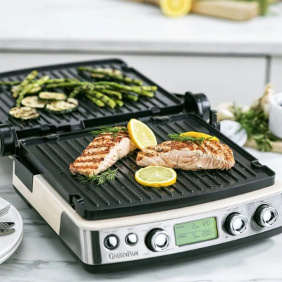 Greenpan Elite Grill Tost Makinesi Cream - 2