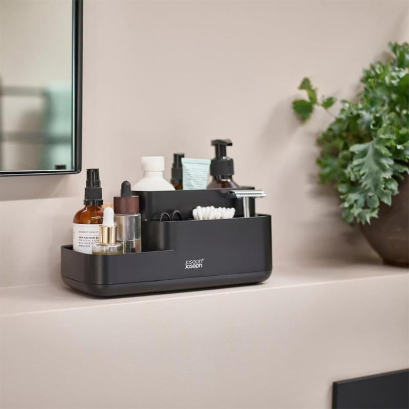 Joseph Joseph EasyStore Banyo Düzenleyici Mat Siyah - 4