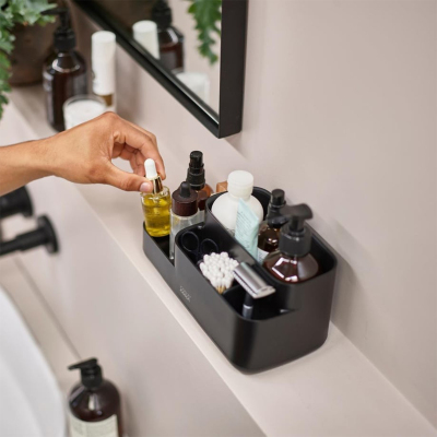 Joseph Joseph EasyStore Banyo Düzenleyici Mat Siyah - 5
