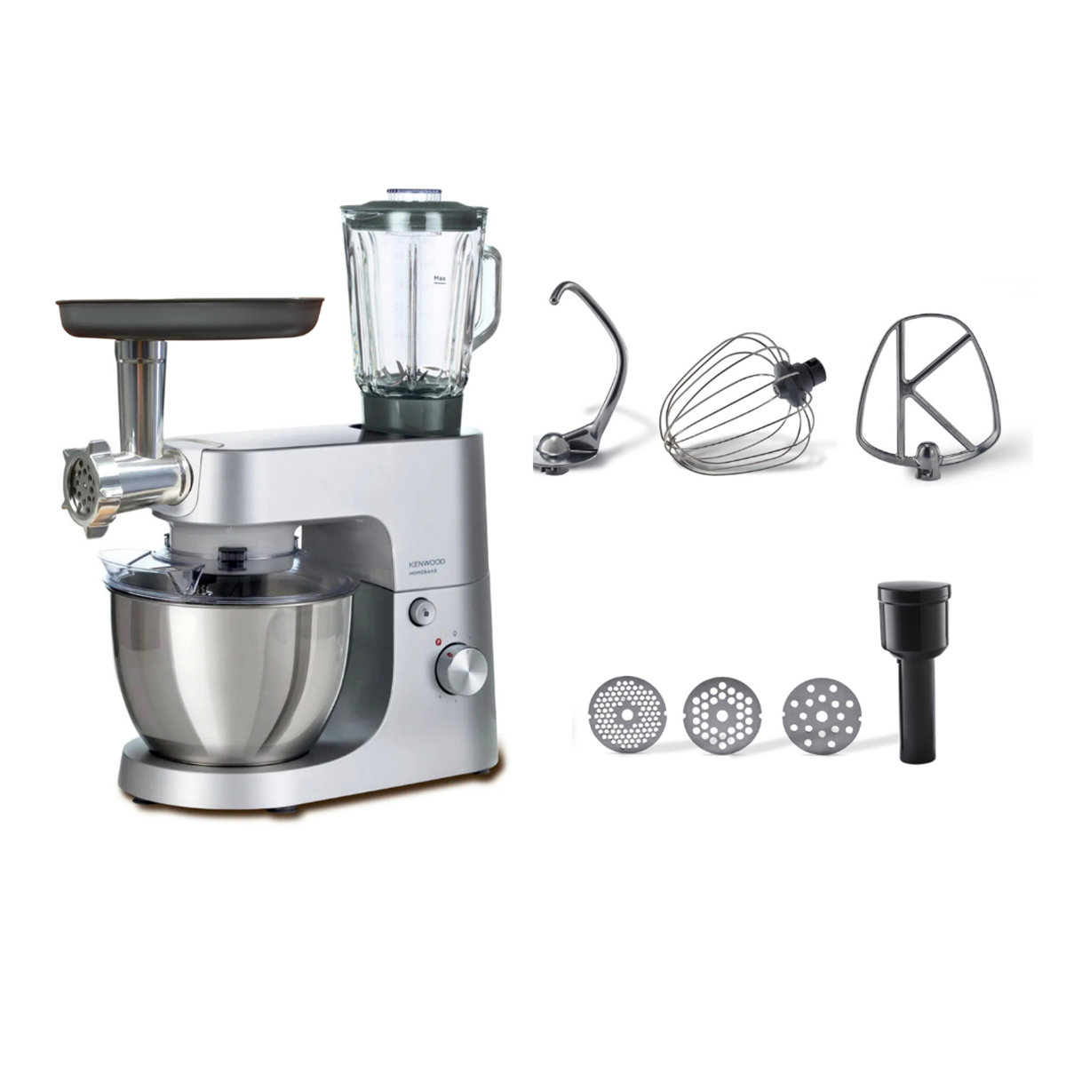 Kenwood Homebake Pro Mutfak Şefi Kıyma Aparatı ve Cam Blender - KENWOOD