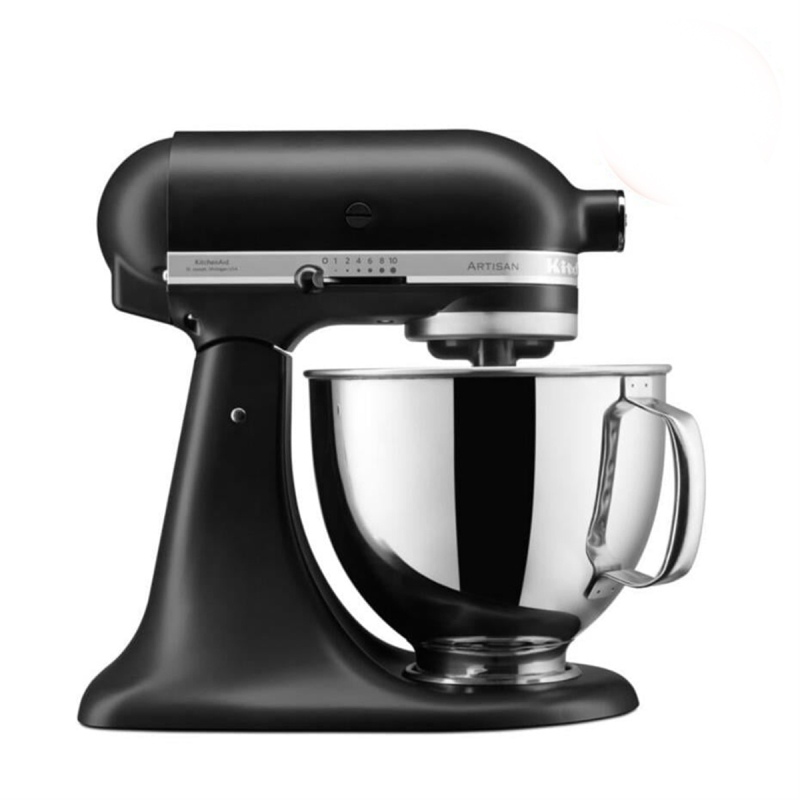 KitchenAid Artisan 4,8 L Stand Mikser Black Matte 5KSM125 - 1