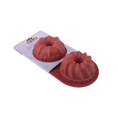 Klt Silikon Kek Kalıbı Çiçek Kırmızı 27X15X6Cm - KLT