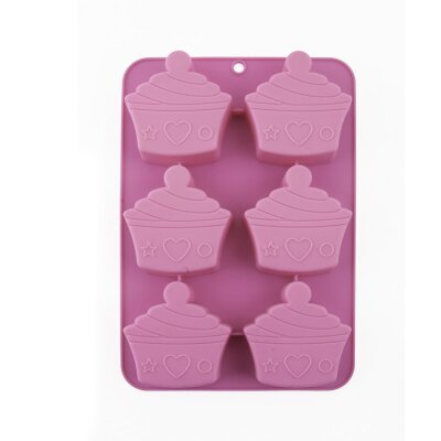 KLT Silikon Muffin Kalıp Cupcake 6 Bölmeli - KLT