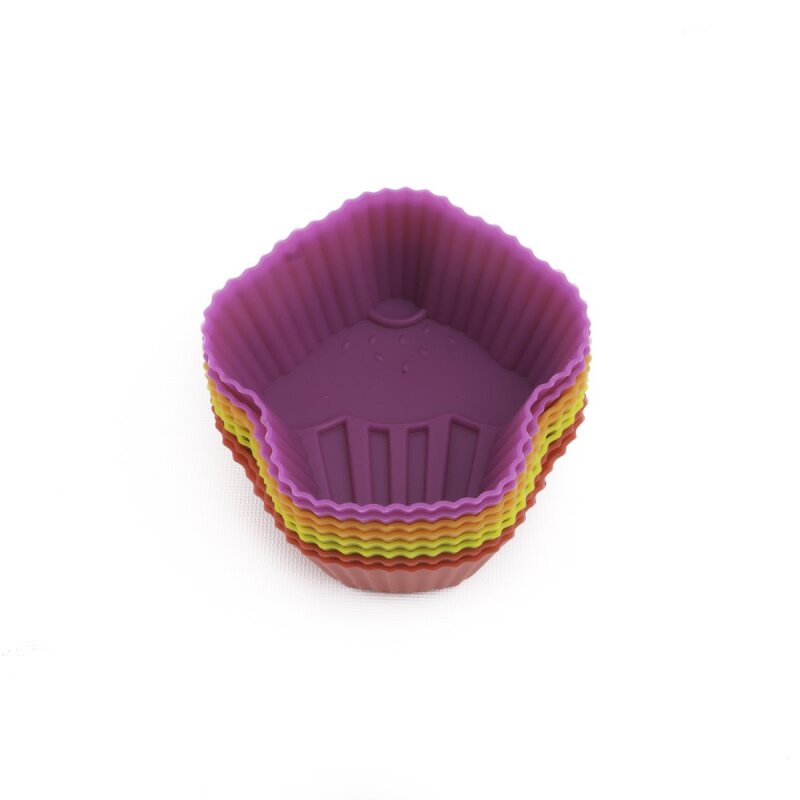 Klt Silikon Muffın Kalıp Cupcake 8Li Set - 1