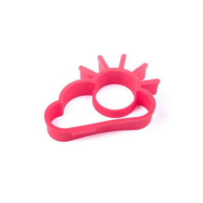 Klt Silikon Yumurta Kalıbı Kırmızı - KLT