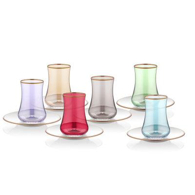 Koleksiyon Dervish Hanedan Çay Seti 6 'Lı Mat Altın - KOLEKSIYON