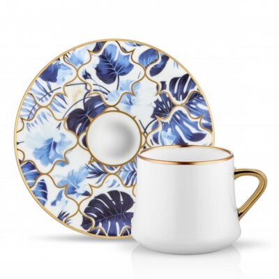 Koleksiyon Sufi Çay Fincan Seti 6 Lı Amazon Mavi - KOLEKSIYON