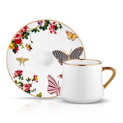 Koleksiyon Sufi Çay Fincan Seti 6 lı Mariposa - KOLEKSIYON