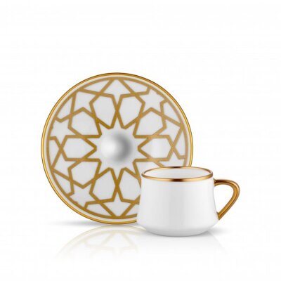 Koleksıyon Sufı Turk Kahve Fnc Yıldız Altın 6Lı - KOLEKSIYON