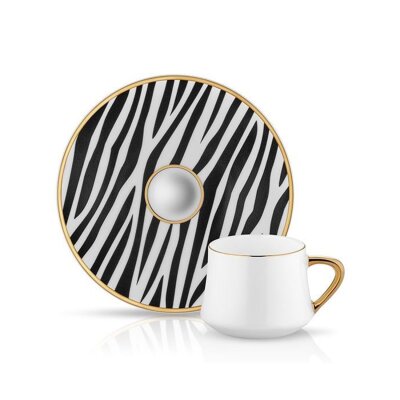Koleksiyon Sufi Türk Kahvesi Seti 6'lı Zebra - KOLEKSIYON