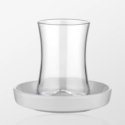 Koleksiyon Tiryaki Beyaz 6 Kişilik 12 Parça Çay Seti - KOLEKSIYON