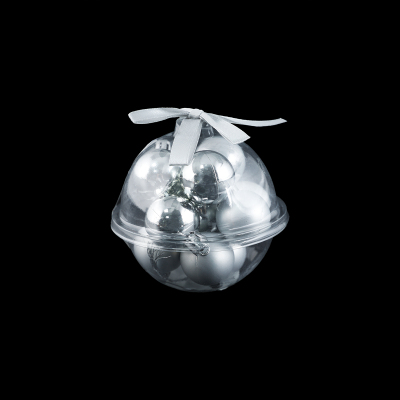 Koopman New Year 12 Parça Yılbaşı Topu Silver 30 mm - KOOPMAN