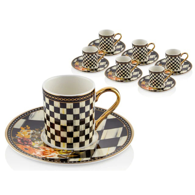 Lamedore Flowie Kahve Fincan Takım 6'lı - LAMEDORE