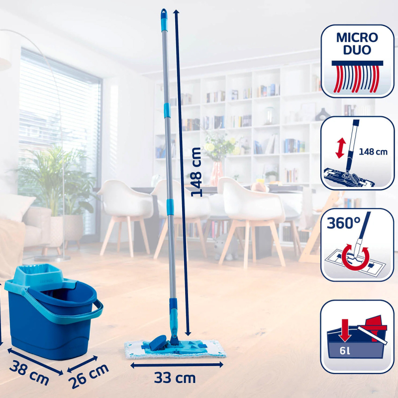 Leifheit Power Clean Zemin silecek seti M - 2