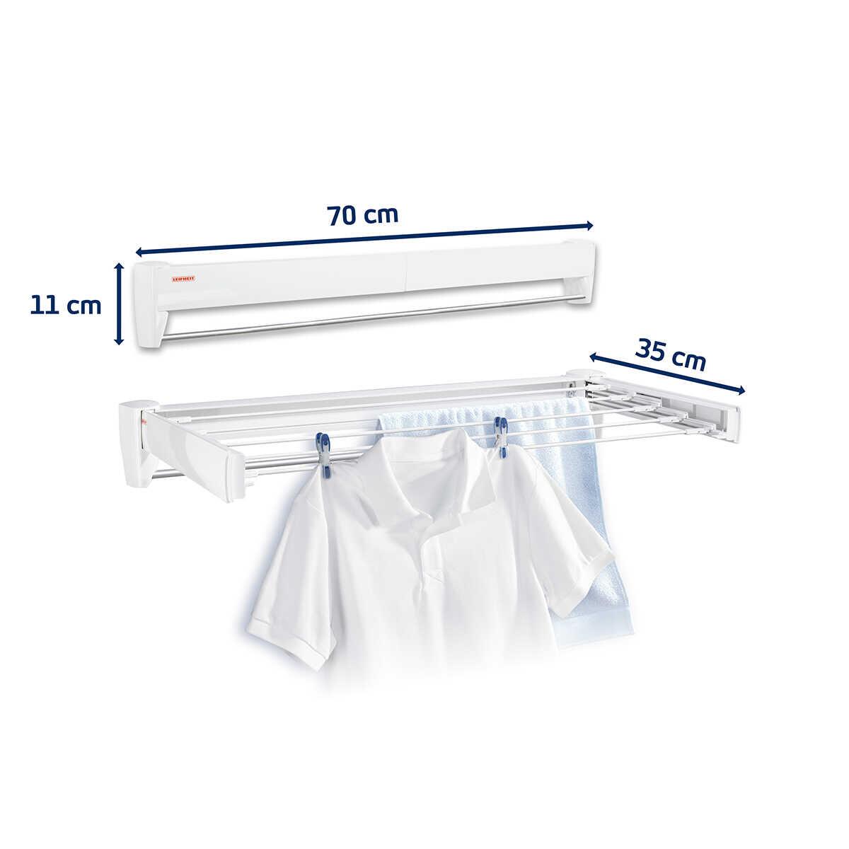 Leifheit Protect Plus Duvar Monte Kurutucu 70x35 cm - LEIFHEIT