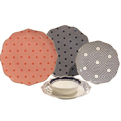 Lucky Art Adalie Yemek Takımı 24 Parça - LUCKY ART