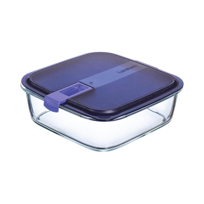 Luminarc Temp Easy Kare Mavi Kapak Saklama Kabı 2500 ml - 2