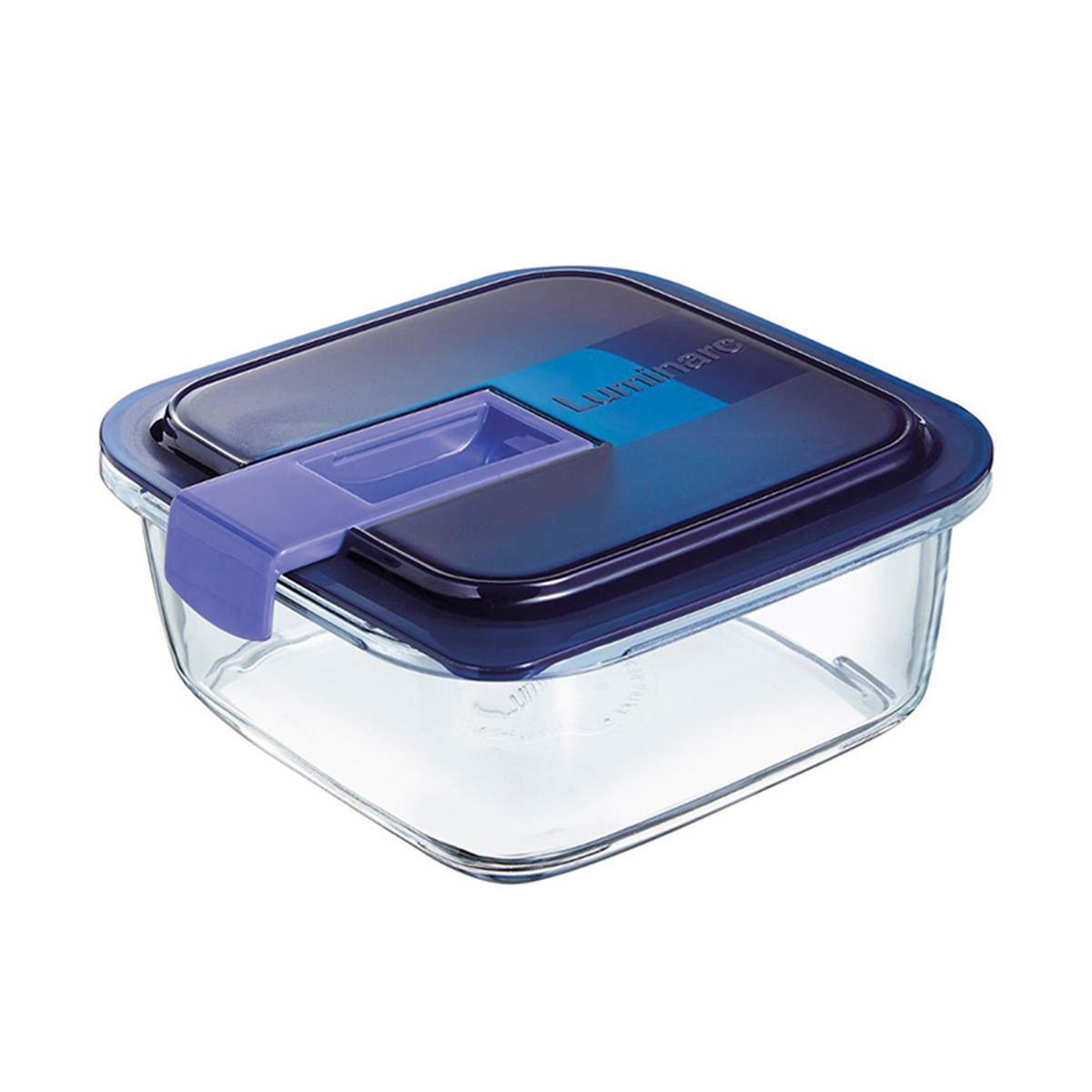 Luminarc Temp Easy Kare Mavi Kapak Saklama Kabı 760 ml - LUMINARC