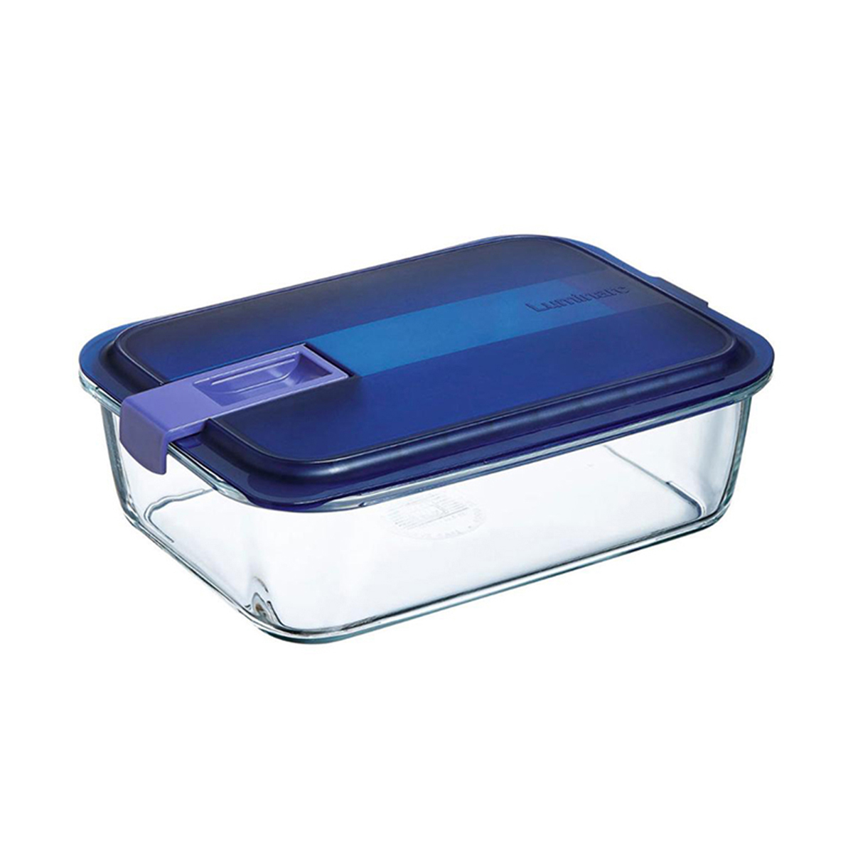 Luminarc Temp Easy Dikdörtgen Mavi Kapak Saklama Kabı 1970 ml - LUMINARC