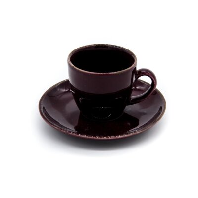 Marianna 12 Parça Luna Kahve Seti Mürdüm - MARIANNA