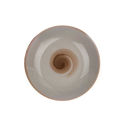 Marianna 19 Cm Klasik Çukur Tabak Soft Capıchino - MARIANNA