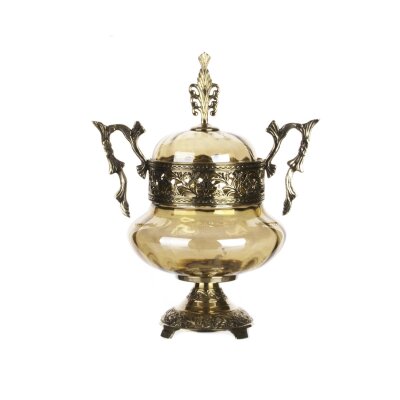 Marianna Erina Luster Antik Kapaklı Şekerlik - MARIANNA