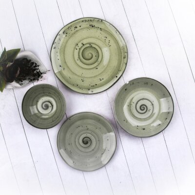 Marianna Organik 24 Parça Set Reactiv Yağ Yeşil - MARIANNA