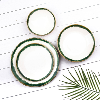 Marianna Organik 24 Parça Yemek Takımı Gold Db1910 - MARIANNA