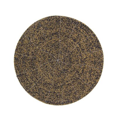 Marianna Twinkle Cam Boncuklu Amerikan Servis Siyah Gold - MARIANNA