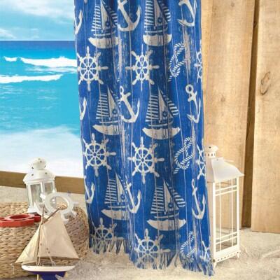 Maxstyle Anchor Kadife Plaj Havlusu 70x160 Cm - MAXSTYLE