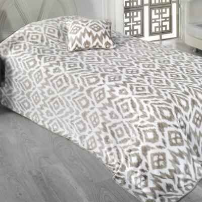 Maxstyle Bambu Lüx Yatak Örtüsü Flamıngo Tek Kişilik 160X220 - MAXSTYLE